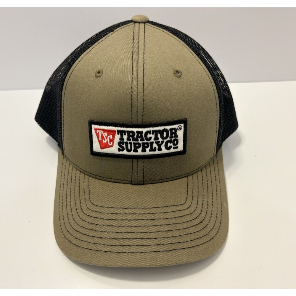 NEW Tractor Supply Unisex Adult Mesh Back Trucker Cap ARMY GREEN/BLACK
